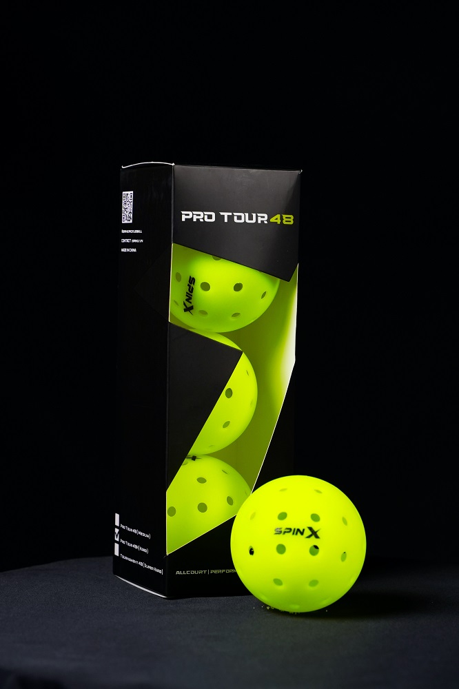Quả Bóng Pickleball SpinX Pro Tour 48H Chính Hãng - 48 Lỗ - Bền - Đường Bay Ổn Định - Kiểm Soát - Cảm Giác Đánh Chắc Tay